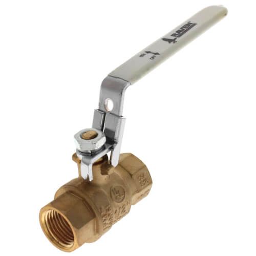 1/2" Full Port Threaded Ball Valve w/ Latch Lock Handle (Lead Free)