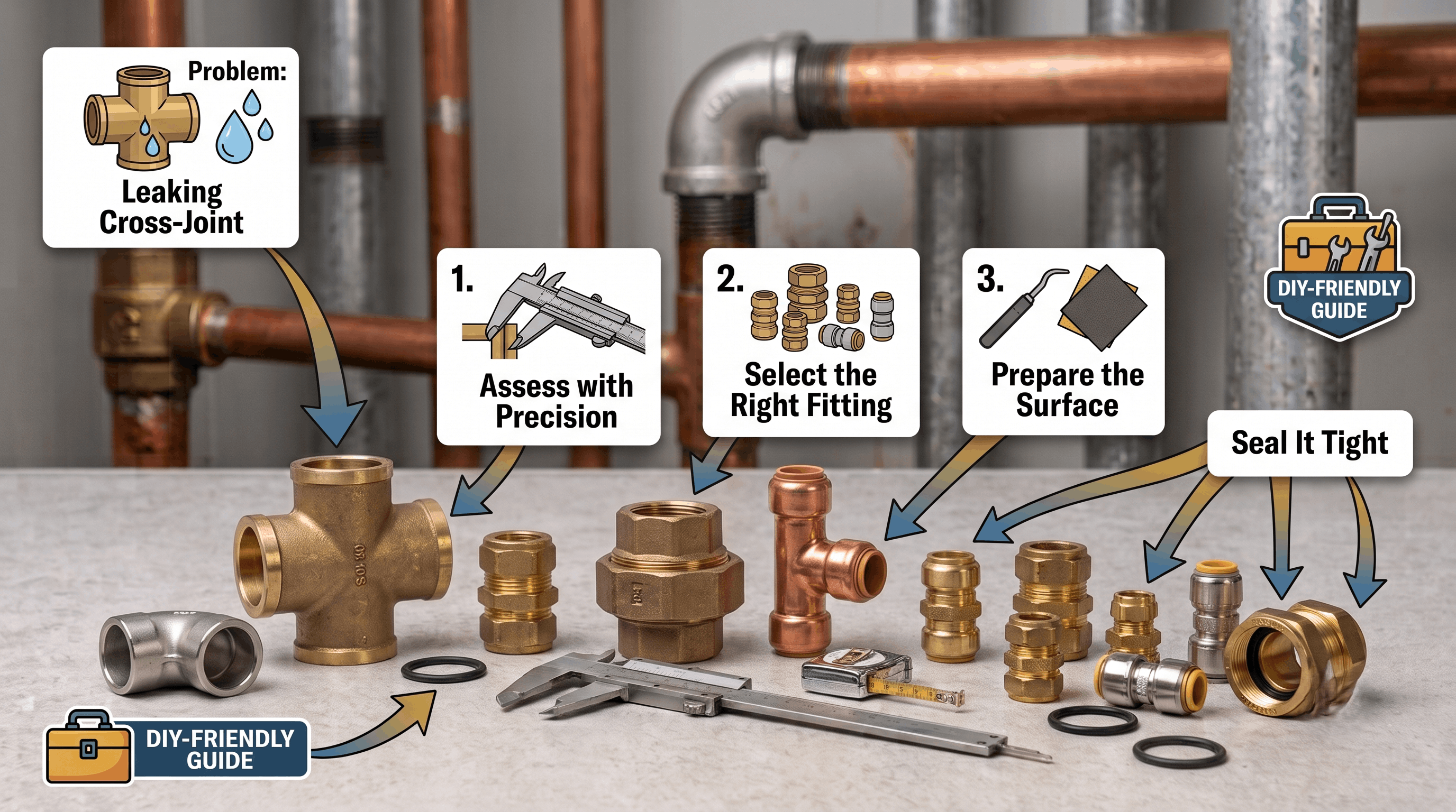 How to Fix a Leaking Pipe Joint Without Replacing Everything